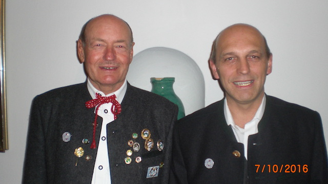 Mit überragenden Blattl gewannen Günther Sperrer (li) und Georg Heimerl die Sachpreis- bzw. Scheibenwertung